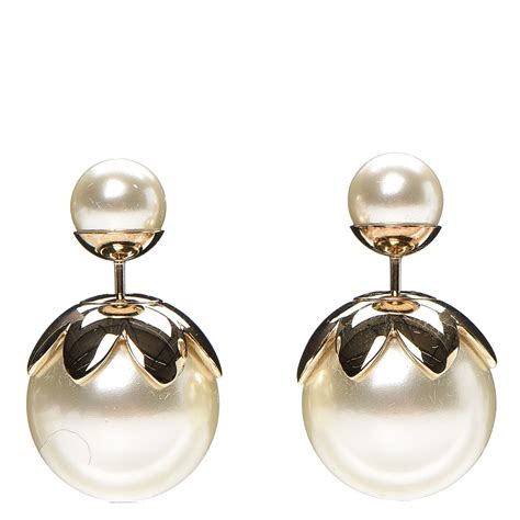 dior tribales earrings|dior tribal earrings real pearl.